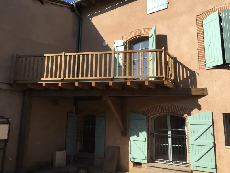 Escalier en bois